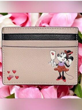 EUC Kate Spade x Disney Minnie Mouse Card Holder Wallet